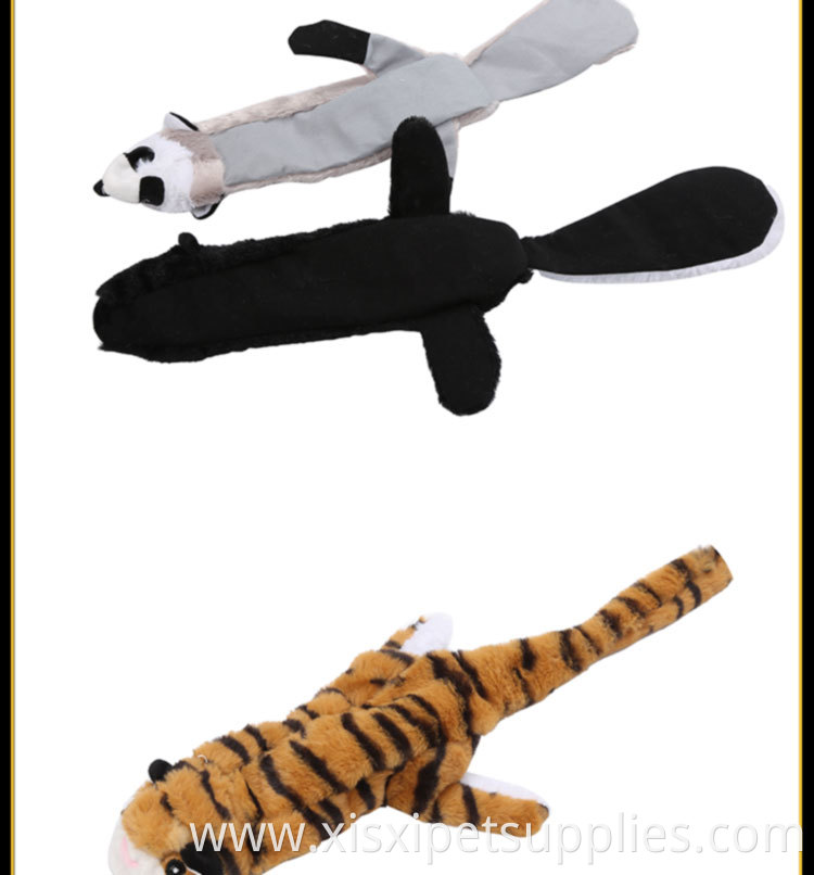 Dog Toy Squeaky No Stuffing Pet Playing Toy Durable Set 3 Plush
